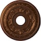 Ekena Millwork Baltimore PVC Medallion (Canopies up to 6 1/2"), 16"OD x 3 1/2"ID x 1"P, Metallic Dark Copper CMP16BACDC - alternate 1